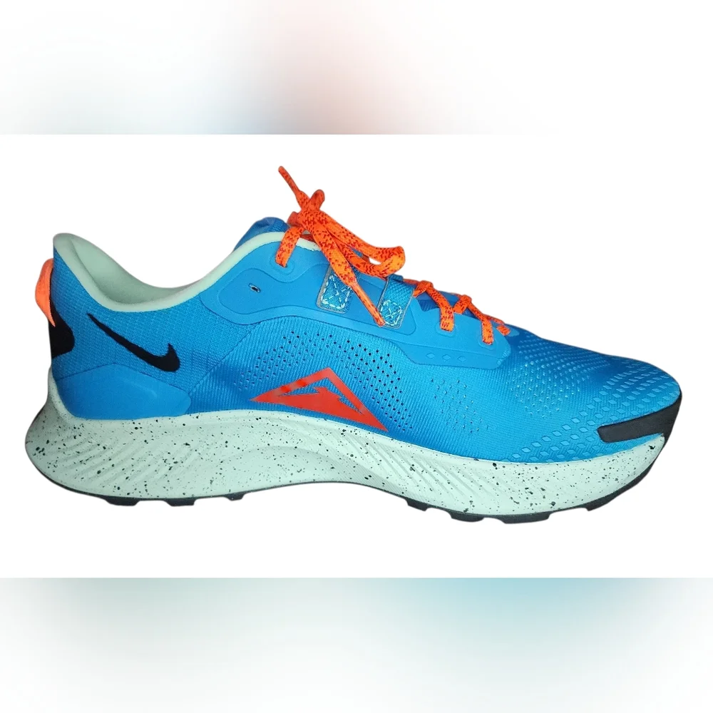 NWOB Nike Pegasus Trail 3 'Laser Blue Habanero Red', Mens 13 - Picture 8 of 10